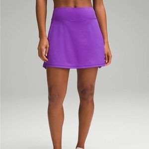 Lululemon Atomic Purple Pace Rival Mid-rise Skirt Extra Long